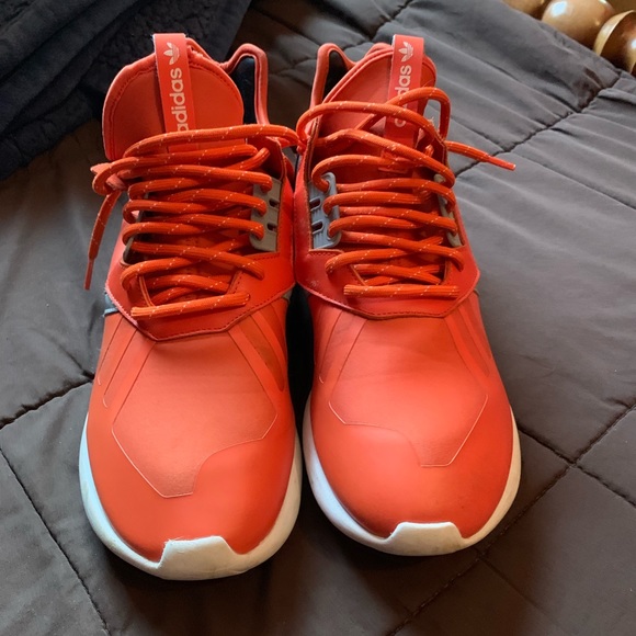 adidas tubular orange